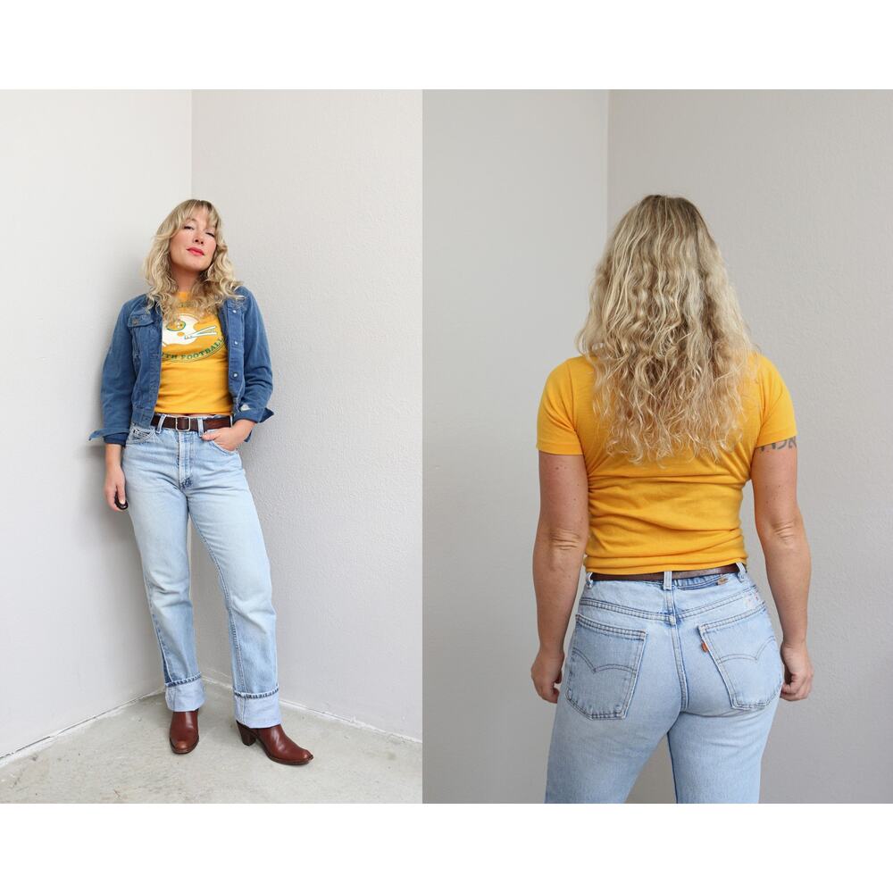 1980's Vintage Distressed & Faded Levi's 509 Jeans ~ Women's XS SM 30" 31" Waist